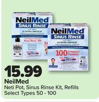 RxHealthMed NeilMed Neti Pot, Sinus Rinse Kit, Refills offer