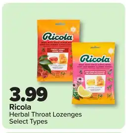 RxHealthMed Ricola Herbal Throat Lozenges offer