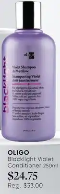 Chatters Salon OLIGO Blacklight Violet Conditioner offer