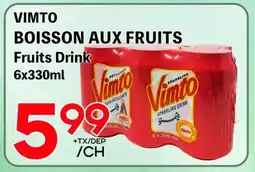 Marche Salaberry VIMTO BOISSON AUX FRUITS offer