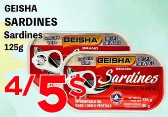 Marche Salaberry SARDINES GEISHA offer