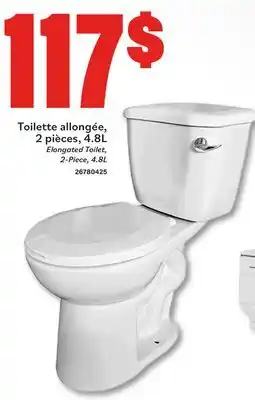 Matériaux Pont Masson Elongated Toilet offer