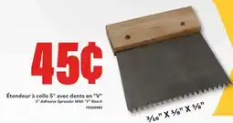 Matériaux Pont Masson 5 Adhesive Spreader (3/16x 1/8x 1/8) With V Notch offer