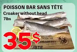 Marche Salaberry POISSON BAR SANS TÊTE offer