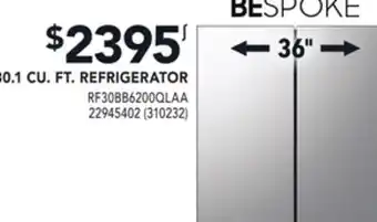 RONA 30.1 CU. FT. REFRIGERATOR offer