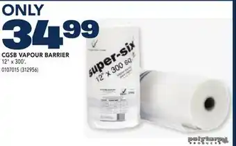 RONA CGSB VAPOUR BARRIER 12 x 300' offer