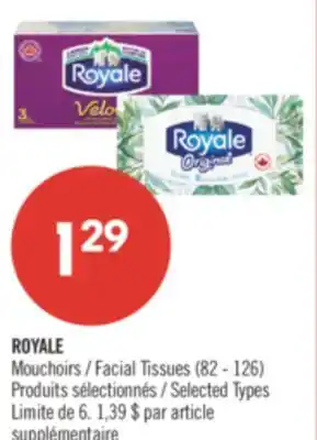 Pharmaprix ROYALE Facial Tissues (82 - 126) offer