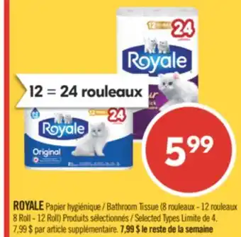 Pharmaprix ROYALE Bathroom Tissue offer