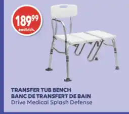 Wellwise by Shoppers BANC DE TRANSFERT DE BAIN offer