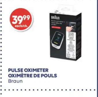 Wellwise by Shoppers OXIMÈTRE DE POULS Braun offer