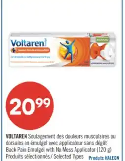 Pharmaprix VOLTAREN Back Pain Emulgel with No Mess Applicator offer