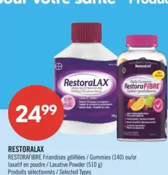 Pharmaprix RESTORALAX (140) or Laxative Powder (510 g offer