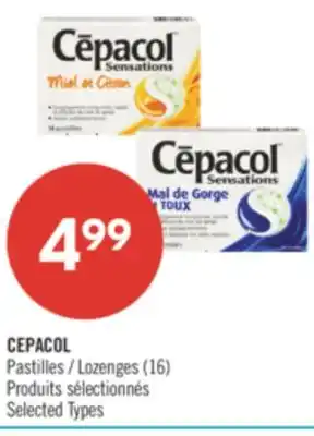 Pharmaprix CEPACOL Lozenges (16) offer