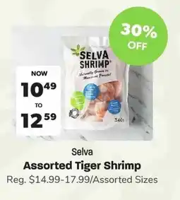 Blush Lane Organics Selva Assorted Tiger Shrimp offer