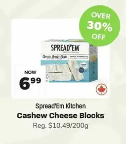 Blush Lane Organics Spread'Em Kitchen Cashew Cheese Blocks offer