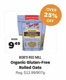 Blush Lane Organics Bob's red mill organic gluten-free rolled oats offer