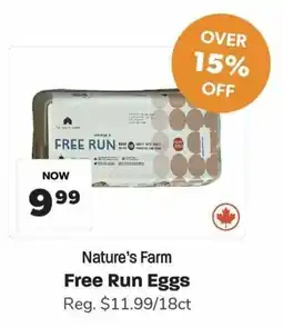 Blush Lane Organics Nature's Farm Free Run Eggs offer