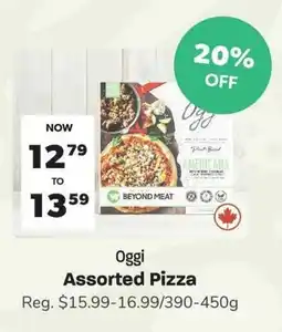 Blush Lane Organics Oggi Assorted Pizza offer