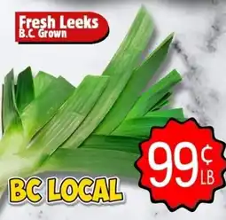 The Old Farm Market Fresh Leeks B.C. Grown offer