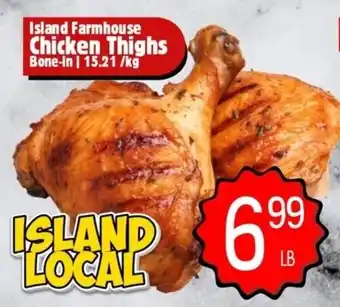 The Old Farm Market Island Farmhouse Chicken Thighs Bone-In offer