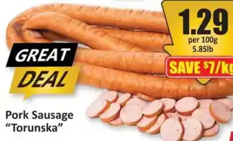 Starsky Pork Sausage “Torunska” offer