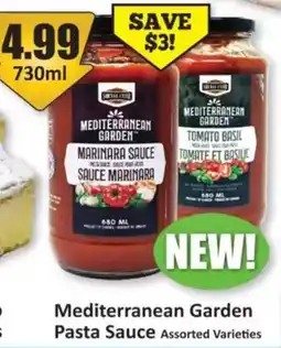 Starsky Mediterranean Garden Pasta Sauce offer