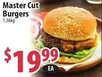 Tru Value Foods Master Cut Burgers offer