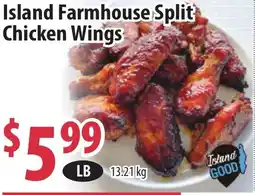 Tru Value Foods Island Farmhouse Split Chicken Wings offer