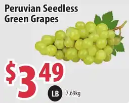 Tru Value Foods Peruvian Seedless Green Grapes offer