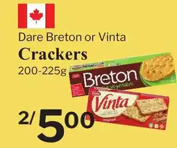 Village Food Markets Dare Breton or Vinta Dare Breton or Vinta Crackers offer