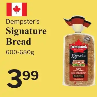 Village Food Markets Dempster's Signature Bread offer