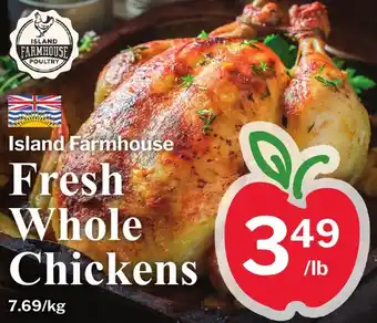 Village Food Markets Island Farmhouse Fresh Whole Chickens offer