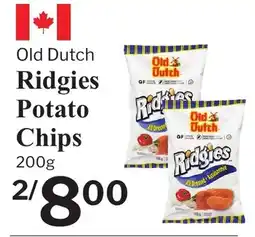 Village Food Markets Old Dutch Ridgies Potato Chips offer