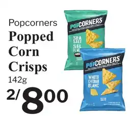 Village Food Markets Popcorners Popped Corn Crisps offer