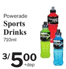 Village Food Markets Powerade Sports Drinks offer