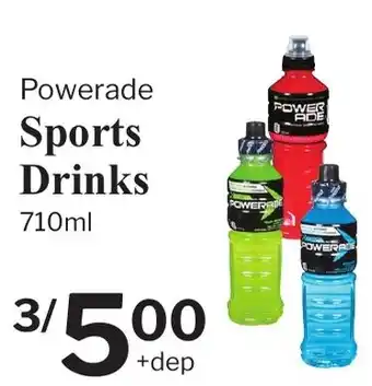 Village Food Markets Powerade Sports Drinks offer