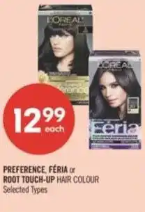 Shoppers Drug Mart Preference, feria or root touch-up offer