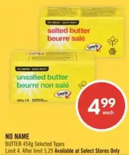 Shoppers Drug Mart No name butter offer