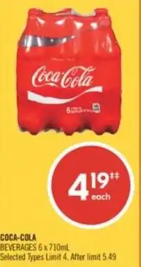 Shoppers Drug Mart Coca-cola beverages offer