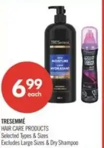 Shoppers Drug Mart Tresemme hair care products offer