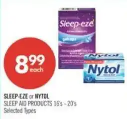 Shoppers Drug Mart Sleep-eze or nytol offer