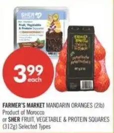 Shoppers Drug Mart Farmer's market mandarin oranges offer