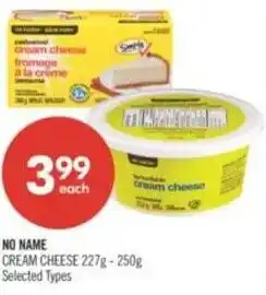 Shoppers Drug Mart No name cream cheese offer