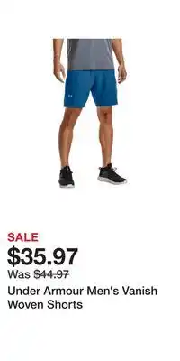 Sport Chek Under Armour Men's Vanish Woven Shorts offer