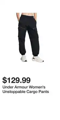 Sport Chek Under Armour Women's Unstoppable Cargo Pants offer