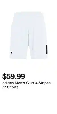 Sport Chek adidas Men's Club 3-Stripes 7 Shorts offer