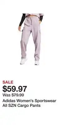 Sport Chek Adidas Women's Sportswear All SZN Cargo Pants offer