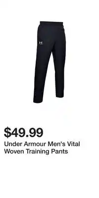 Sport Chek Under Armour Men's Vital Woven Training Pants offer