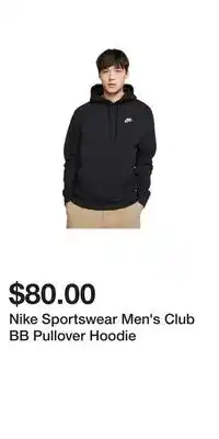 Sport Chek Nike Sportswear Men's Club BB Pullover Hoodie offer