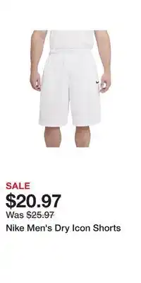 Sport Chek Nike Men's Dry Icon Shorts offer